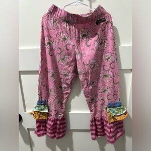 Matilda Jane Paisley Petals Girls Secret Fields Leggings Pants size 8